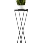 Kvetinový stojan LOFT II 100 cm čierny