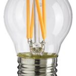 LED žiarovka G45 teplá biela
