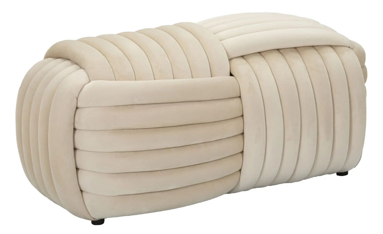 Lavice Softy 90 cm samet krémová Lavice Softy 90 cm samet krémová