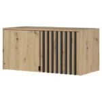 Nástavec na skriňu Nelly 105 cm dub artisan/čierny