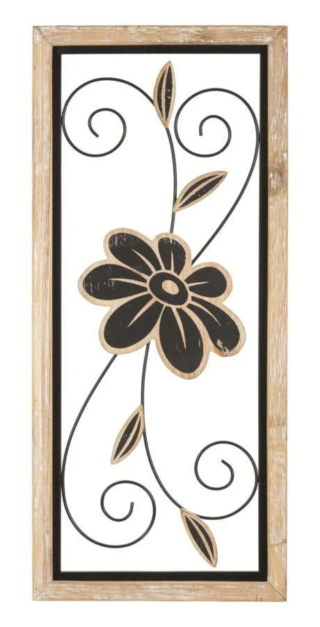 Nástenná dekorácia Koman A 26x60 cm hnedá/čierna Nástenná dekorácia Koman A 26x60 cm hnedá/čierna