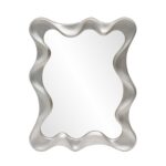 Nástenné zrkadlo DECO strieborné