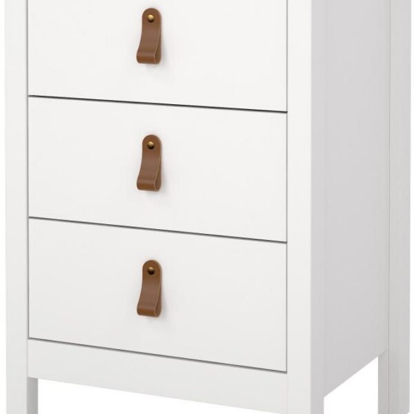 Nočný stolík Realty 44 cm biely