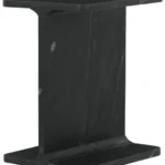 Odkladací stolík Avola 30 cm čierny mramor