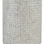 Odkladací stolík Avola 40 cm sivý