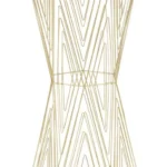 Odkladací stolík Lines 40 cm zlatý