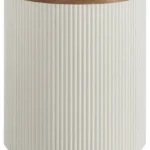 Odkladací stolík Stilig ST581 40 cm z masívu ecru/brest