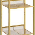 Odkladací stolík Vasagle Nortia 40 cm číry/zlatý