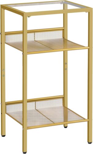 Odkladací stolík Vasagle Nortia 40 cm číry/zlatý Odkladací stolík Vasagle Nortia 40 cm číry/zlatý