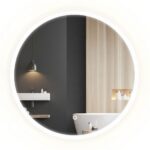 Okrúhle dotykové zrkadlo s LED osvetlením Simple 90 cm