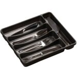 Organizér do zásuvky Kubas 30 cm čierny