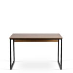 Písací stôl Ross 120 cm dub rustikálny/čierny