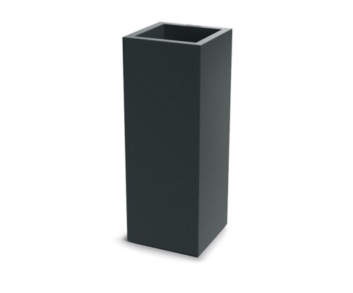 Plastový květináč CUBLASO SQUARE SLIM 29 cm tmavě šedý Plastový květináč CUBLASO SQUARE SLIM 29 cm tmavě šedý