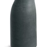 Plastový květináč EPOCCOS MIDLOS 38 cm grafitově šedý