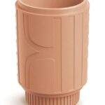 Plastový květináč FOLKAS ROUNDOS MIDL 40 cm terakota