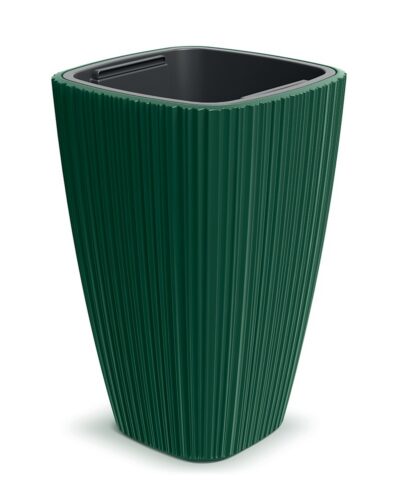 Plastový květináč OROS tmavě zelený Plastový květináč OROS tmavě zelený
