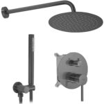 Podomítkový sprchový set Rea Lungo + box titan
