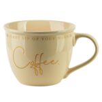 Porcelánový hrnček HENDIA 500 ml krémový