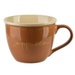 Porcelánový hrnček HENDIA 500 ml svetlohnedý