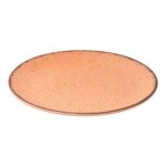 Porcelánový mělký talíř Terra 27 cm lososový