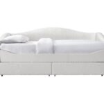 Posteľ Caydence s úložným priestorom 90x200 cm buklé krémová