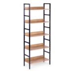 Regál Bounder 160 cm hnědý/černý