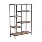 Regál Costa B 70 cm dub přírodní/černý
