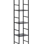 Regál LOFT 29 cm černý