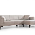 Rohová sedacia súprava Horizon 250 cm ecru pravá