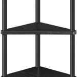 Rohový regál Vasagle Ebbi 30 cm čierny