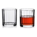 Sada 4 ks pohárov ELISE STRIPES 310 ml číra