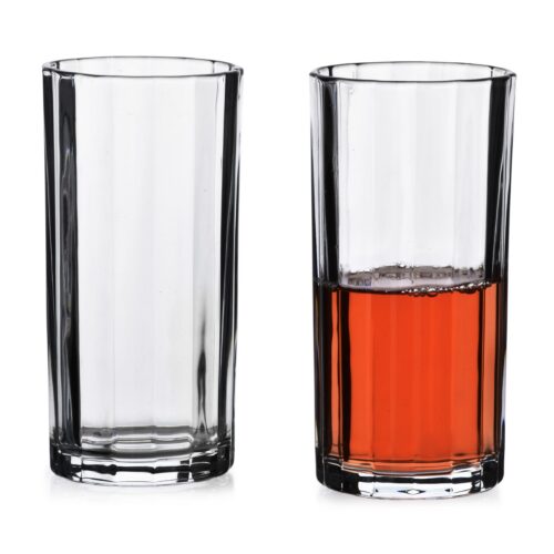 Sada 4 ks vysokých pohárov ELISE STRIPES 360 ml číra Sada 4 ks vysokých pohárov ELISE STRIPES 360 ml číra