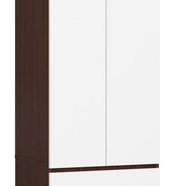 Šatníková skriňa Star 60 cm wenge/biela