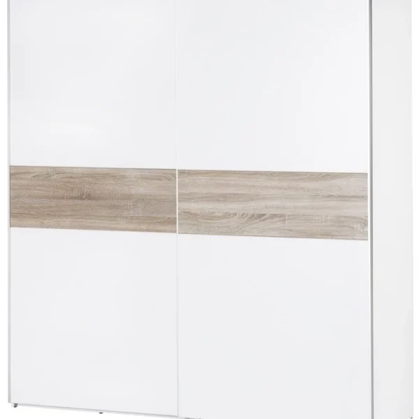 Šatníková skriňa Wenecja 01 183 cm biela/sub sonoma