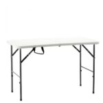 Skladací cateringový stôl PEGGY 120 cm biely
