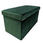 Skladací taburet PERFECT DUO 60x30 cm tmavozelený