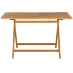 Skladací záhradný stôl BARIS 125 cm z masívu teak