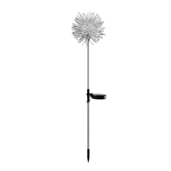 Solárna LED lampa DANDELION teplá biela