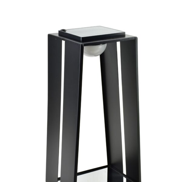 Solárna lucerna SOKKE III 40 cm čierna