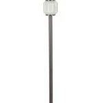 Stojacia lampa Bright 164 cm sivá/biela