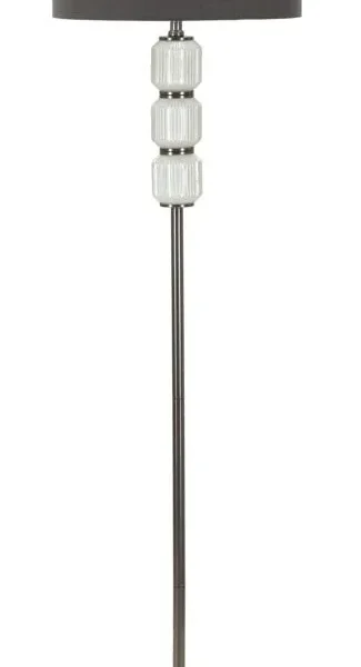 Stojacia lampa Bright 164 cm sivá/biela