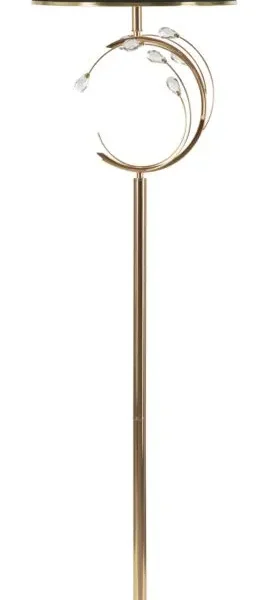 Stojacia lampa Bruxelles 160 cm čierna/zlatá