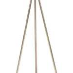 Stojacia lampa Feather 147 cm biela/zlatá