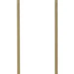 Stojacia lampa Glamy 168 cm biela/zlatá