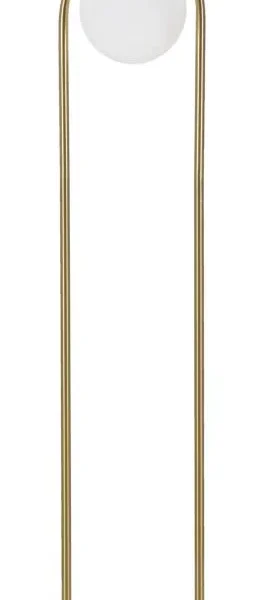 Stojacia lampa Glamy 168 cm biela/zlatá