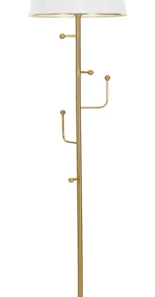 Stojacia lampa Hanger 173 cm zlatá/biela/mramor