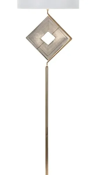 Stojacia lampa Move 161 cm zlatá/biela