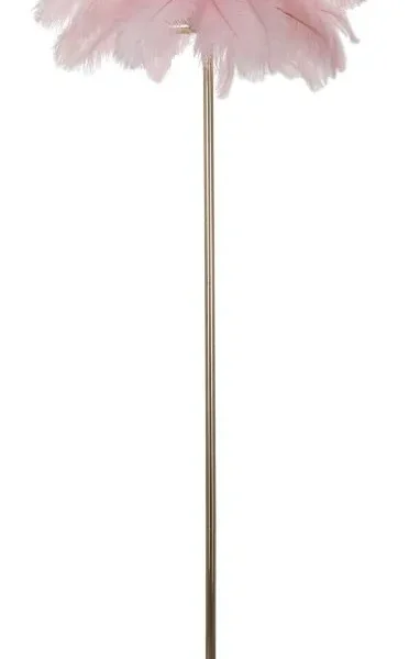 Stojacia lampa Palm 160 cm ružová/zlatá