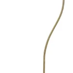 Stojacia lampa Semi Arc 170 cm biela/zlatá
