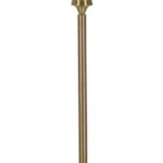 Stojacia lampa Whity 160 cm biela/zlatá